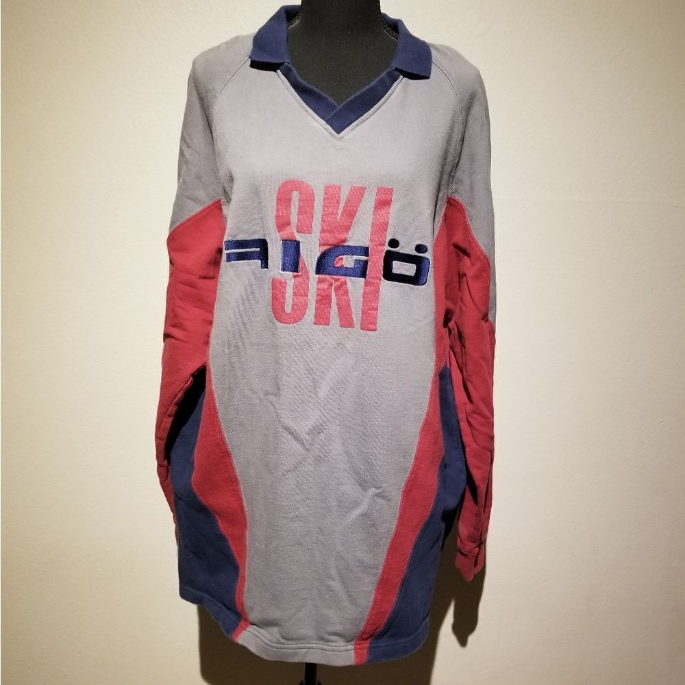 VINTAGE RIGO SPORT PULLOVER SWEATER XL SKI pur6